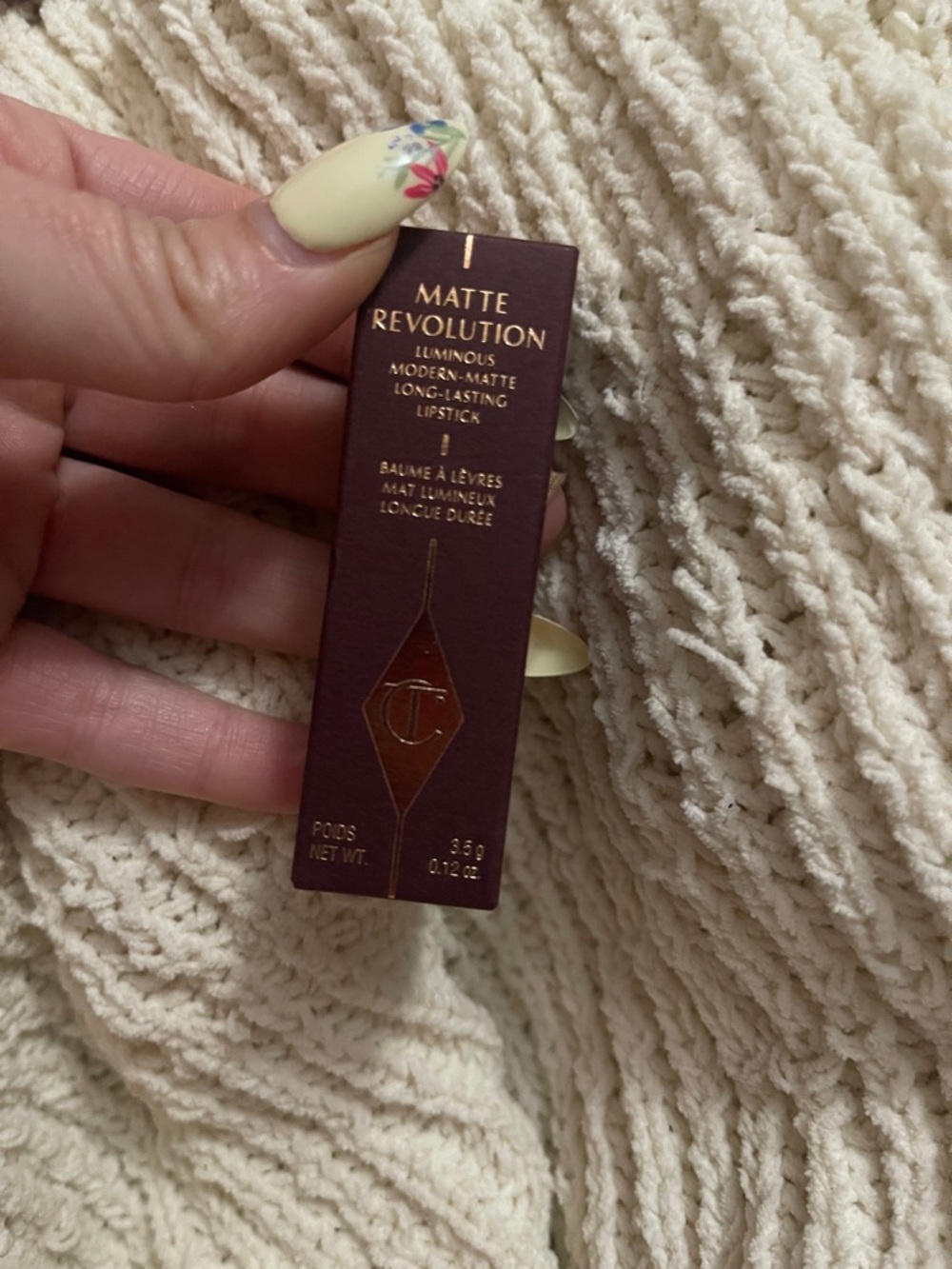 Charlotte Tilbury Matte Revolution Lipstick - Deep Burgundy Box